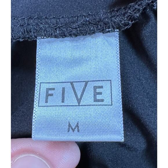 Five Dance Women’s Bow Joggers Pants Size Medium Black Tie Waist Pull On - Picture 3 of 8